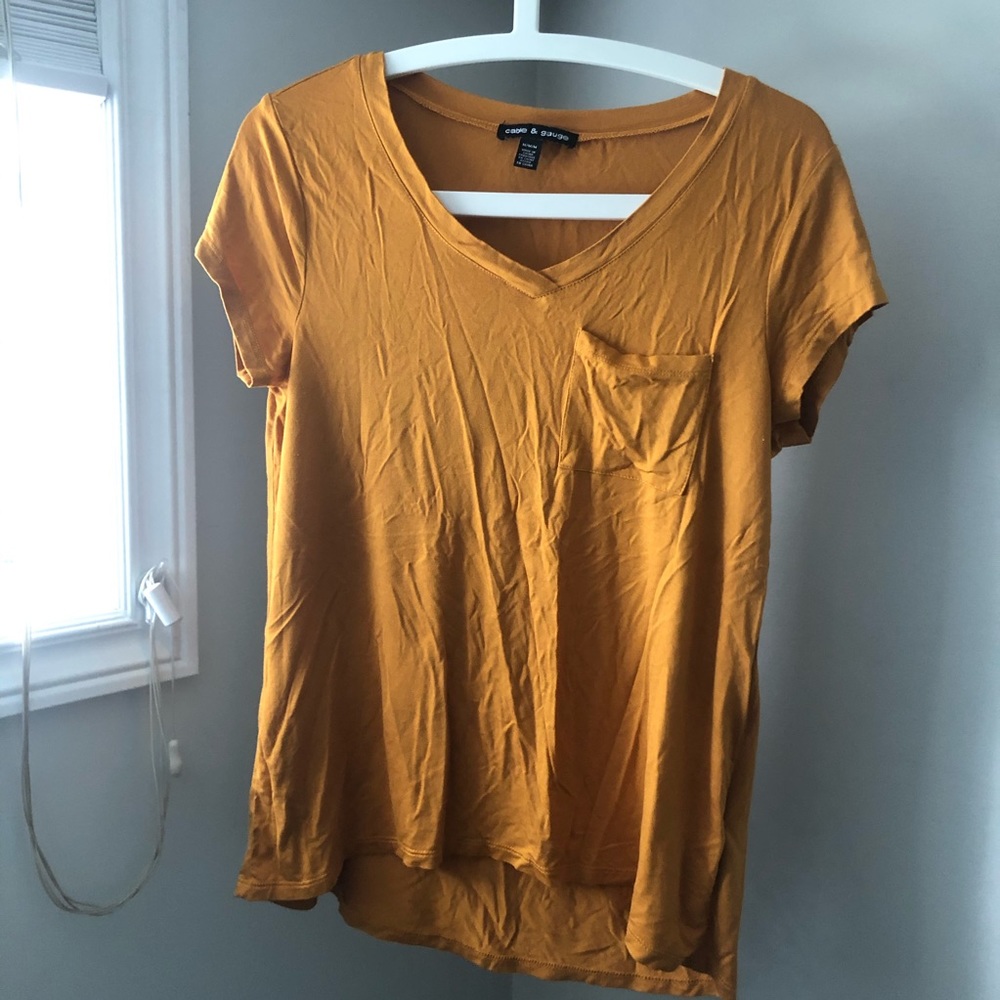 Burnt orange tee
